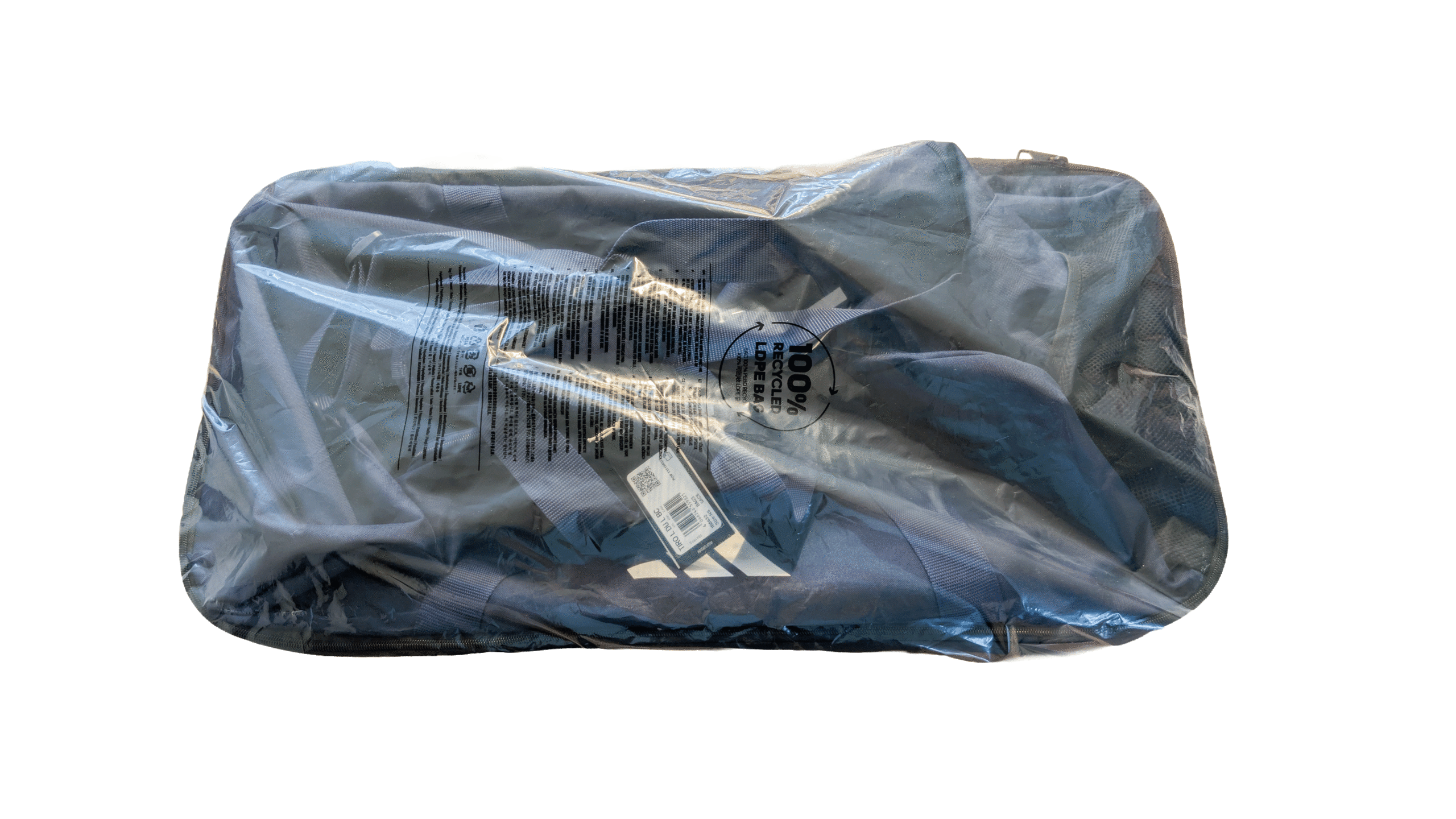 adidas Sport-Tasche nachhaltig,mit Hartschalenfach Fitnesstasche 51,5L IB8652 Dunkelblau – Bild 5