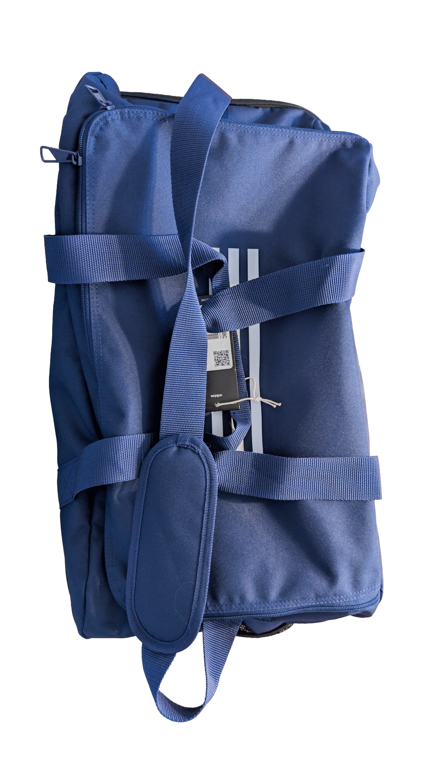 adidas Sport-Tasche nachhaltig,mit Hartschalenfach Fitnesstasche 51,5L IB8652 Dunkelblau – Bild 4