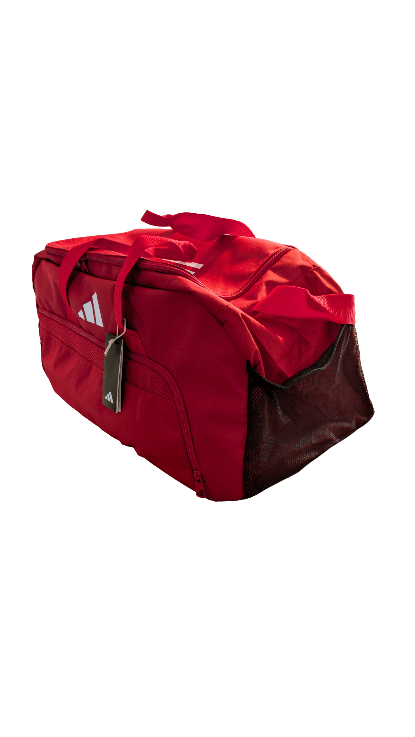 adidas Sport-Tasche nachhaltige Fußball-Tasche mit Hartschalenfach Fitnesstasche 40,75 L IB8654 Rot – Bild 3