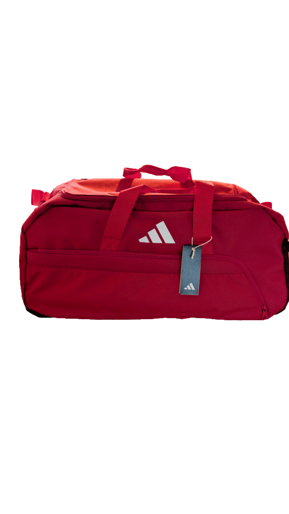 adidas Sport-Tasche nachhaltige Fußball-Tasche mit Hartschalenfach Fitnesstasche 40,75 L IB8654 Rot